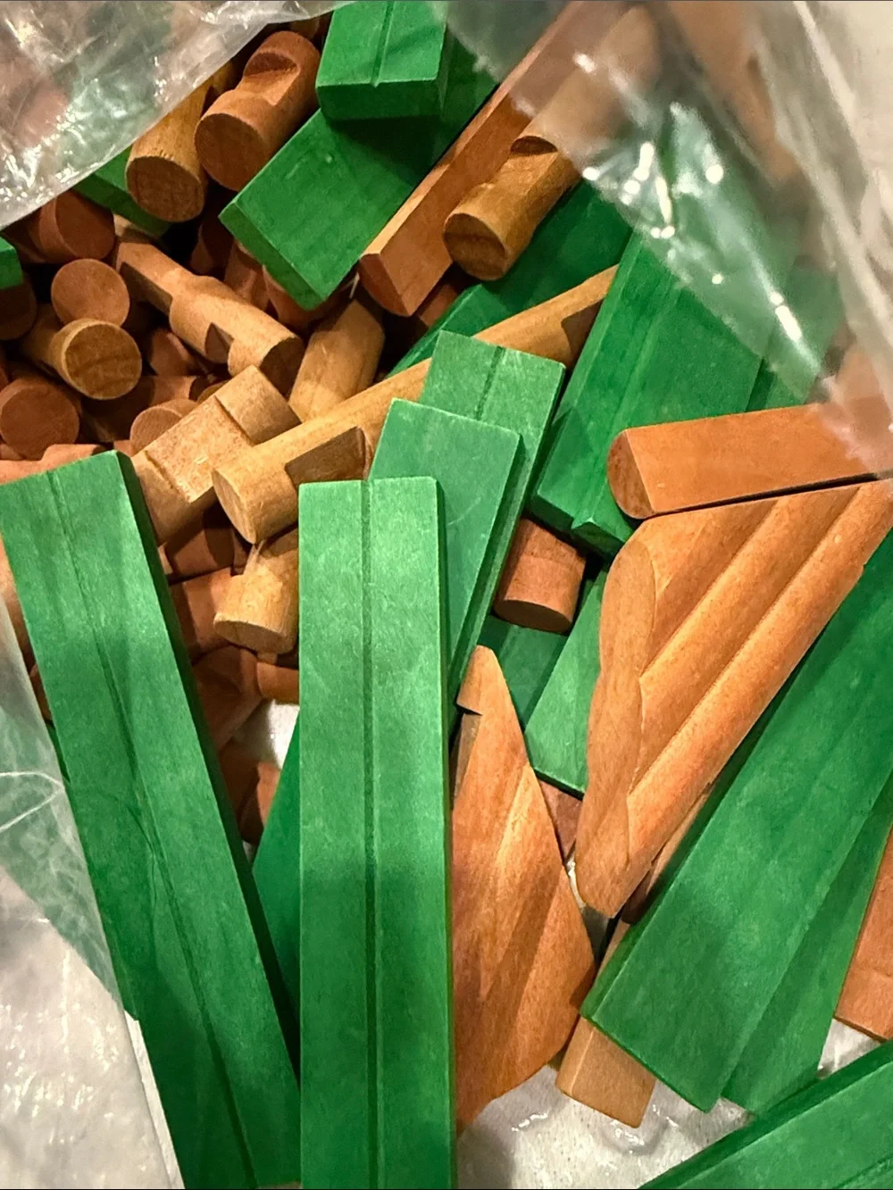 Vintage 300 piece tumble tree timbers w instructions